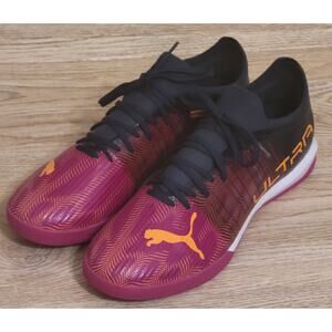 Brand-NEW PUMA Ultra 1.4 Pro Court Indoor Football Boots Pink NWT Size 11.5
